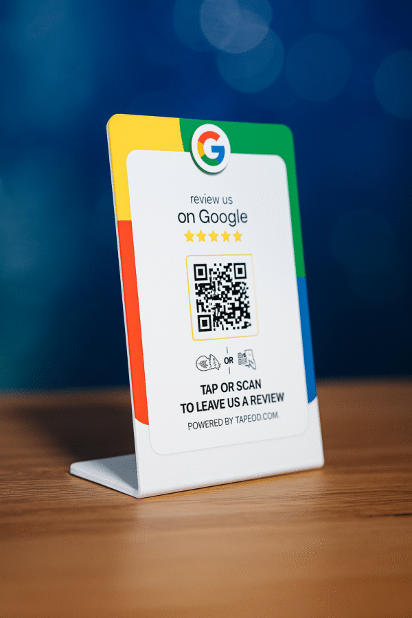 Google Review Stand