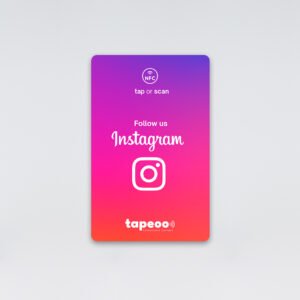 NFC Instagram Follower Card