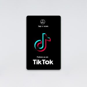 NFC TikTok Follower Card