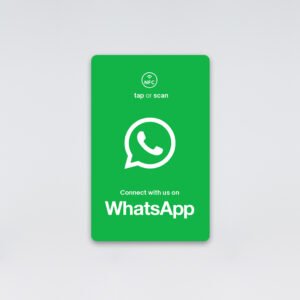 NFC WhatsApp Connect Card